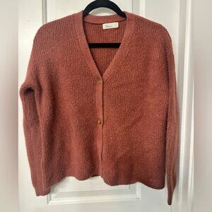 Girls’ Fuzzy Cardigan Sweater